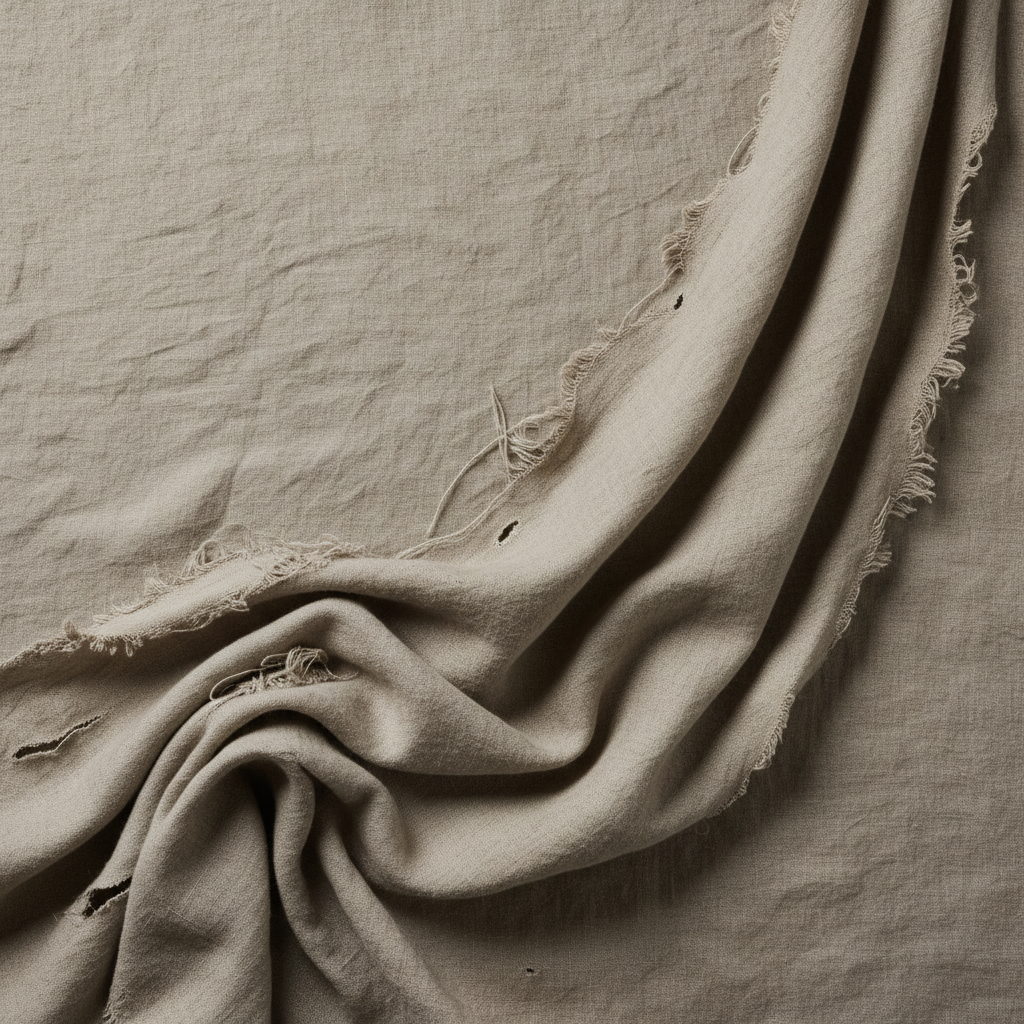 Worn Linen Drape