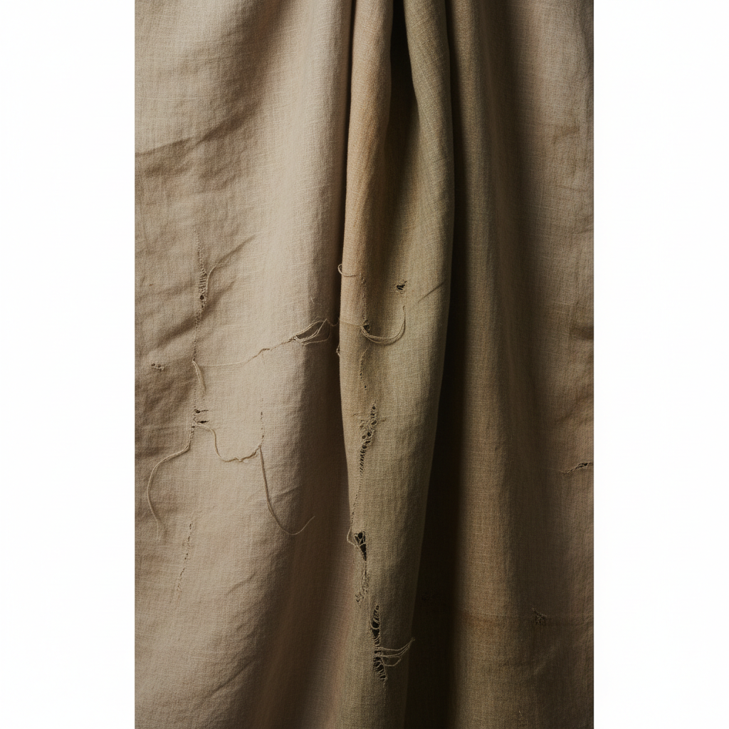 Worn Linen Drape