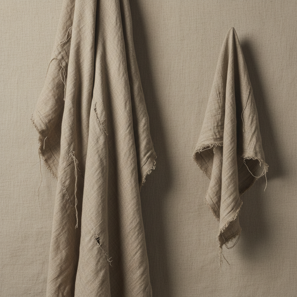Worn Linen Drape