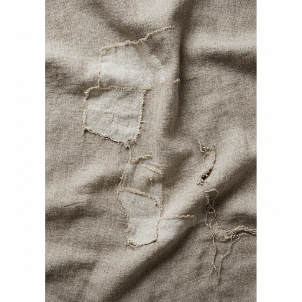 Worn Linen Drape