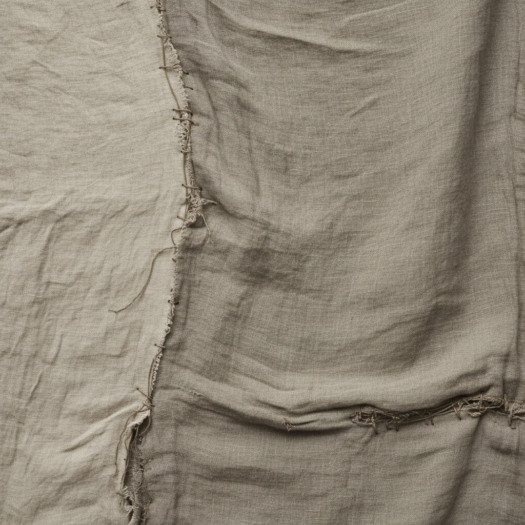 Worn Linen Drape