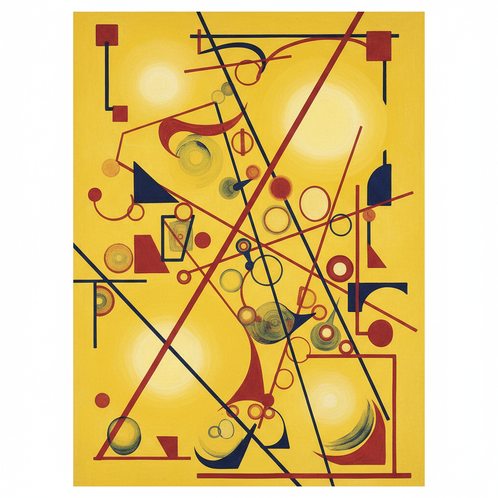 Yellow Painting — Wassily Kandinsky