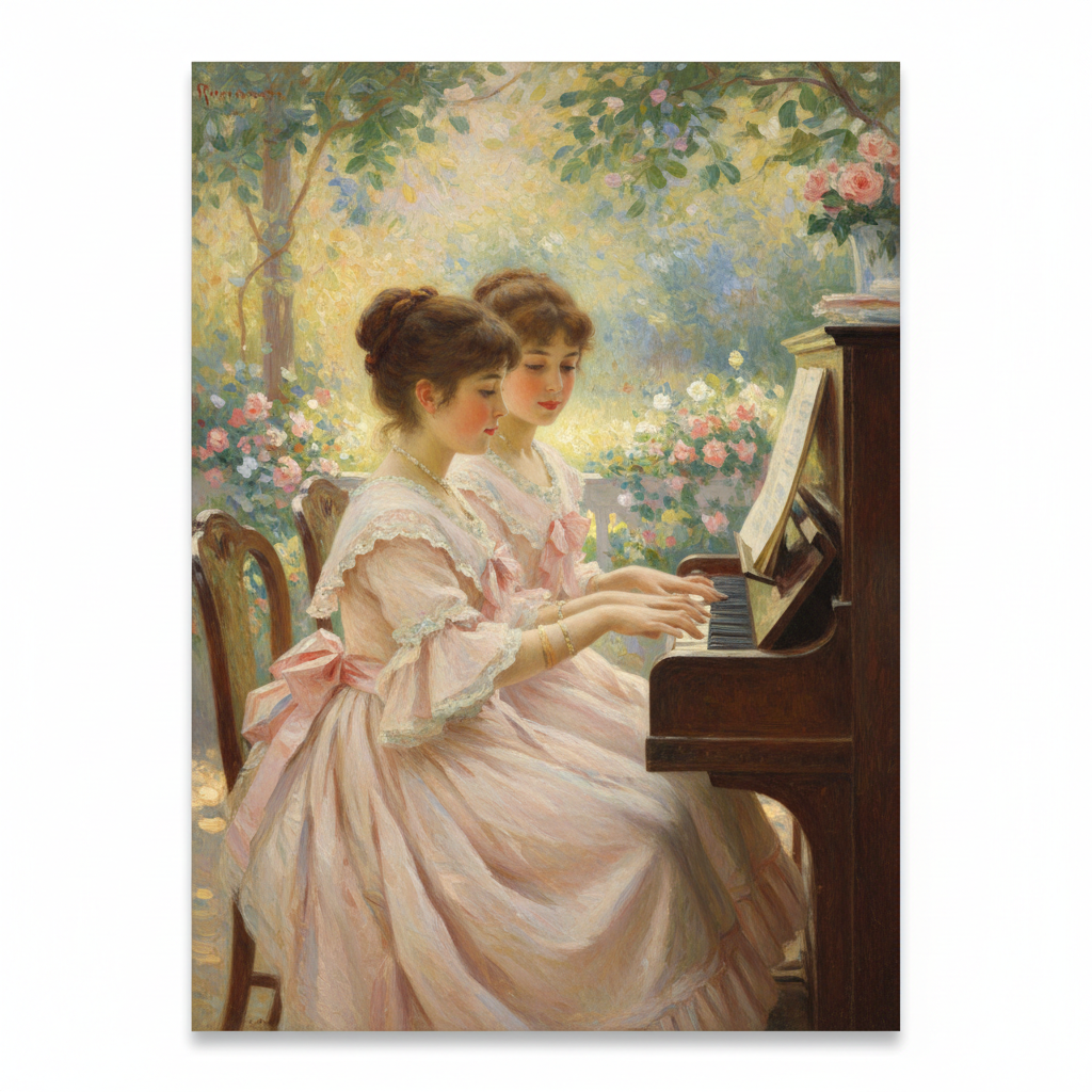 Young Girls at the Piano — Pierre-Auguste Renoir